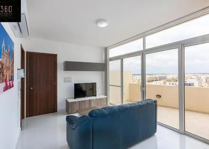 & Spacious Penthouse W/ 1br + View By 360 Estates Apartament Msida