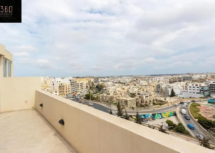 & Spacious Penthouse W/ 1br + View By 360 Estates * Msida