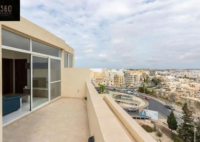 Appartamento & Spacious Penthouse W/ 1br + View By 360 Estates Msida